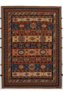 Persian Sirjan Kilim Carpet - Stripe-3D - 613-F