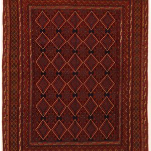 Afghan Kilim Carpet – Sumak – Old – KA568
