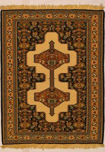 Persian Sanandaj Kilim - Reversible - KN731