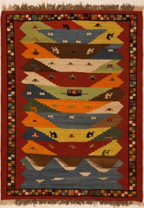 Persian Shiraz Kilim - Reversible - KN790