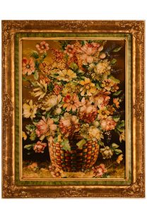 Persian Tabriz - 50 Raj - Flowers - N1539