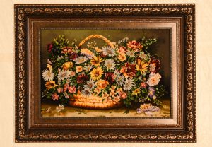 Persian Tabriz - 50 Raj - Flowers - N1540