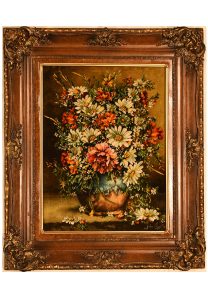 Persian Tabriz - 50 Raj - Flowers - N1557