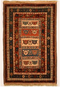 Persian Sirjan Kilim Carpet - Compartment-3D - N618