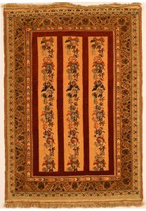 Persian Sirjan Kilim Carpet - Compartment-3D - N628