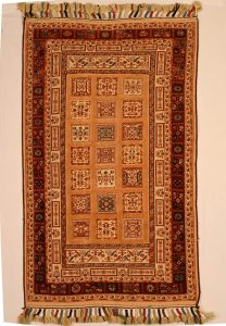 Persian Sirjan Kilim Carpet - Compartment-3D - N644
