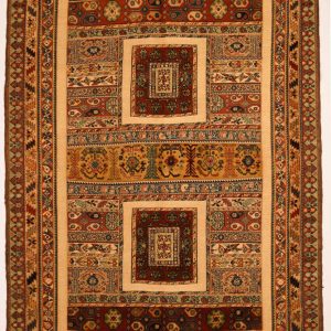 Persian Sirjan Kilim Carpet – Stripe-3D – N671
