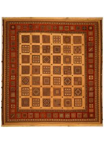Persian Sirjan Kilim Carpet - Compartment-3D - N688