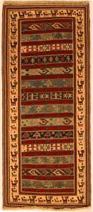 Persian Sirjan Kilim Carpet - Double knotted - N923